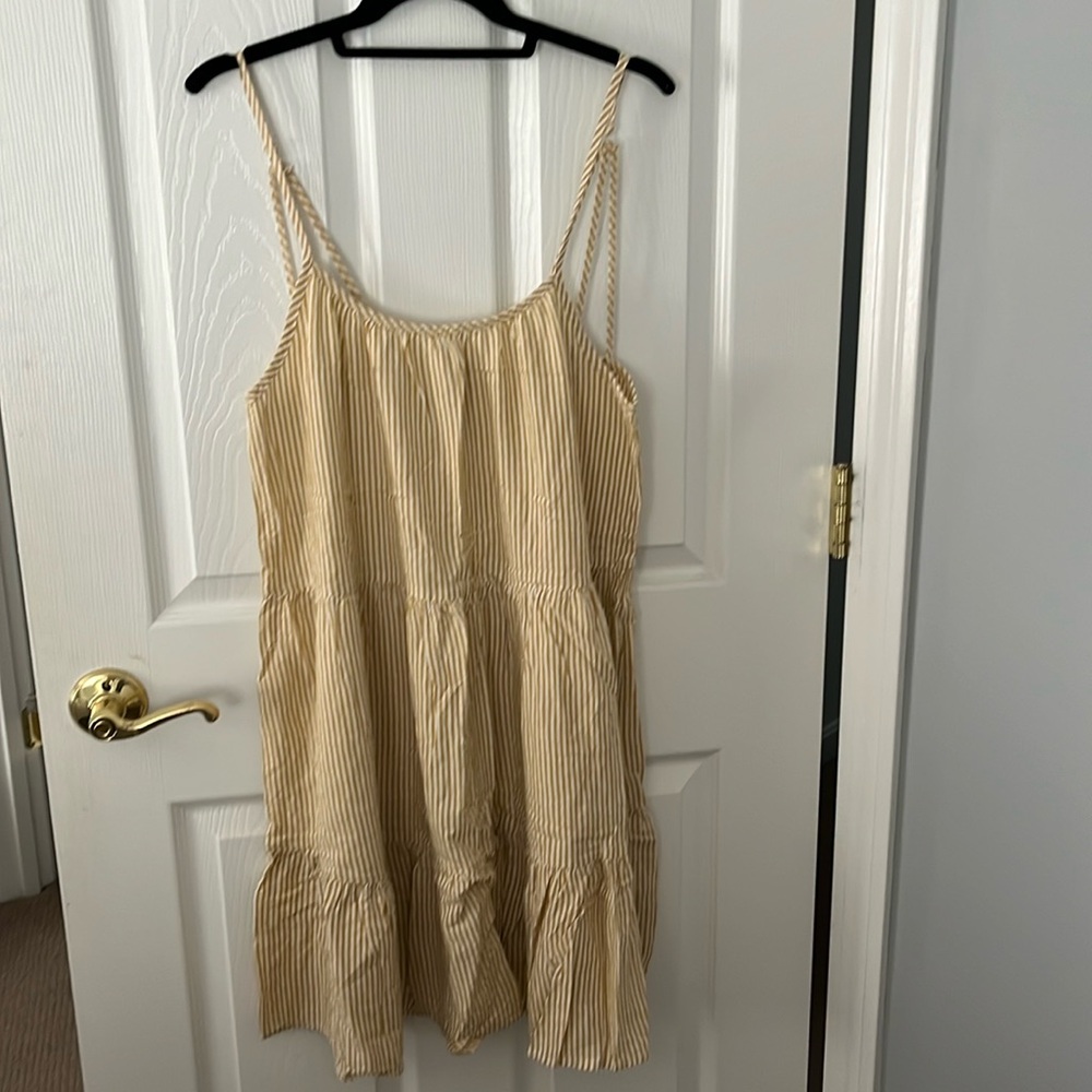 Striped strappy dress